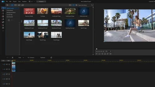 PowerDirector - Upload Media Content