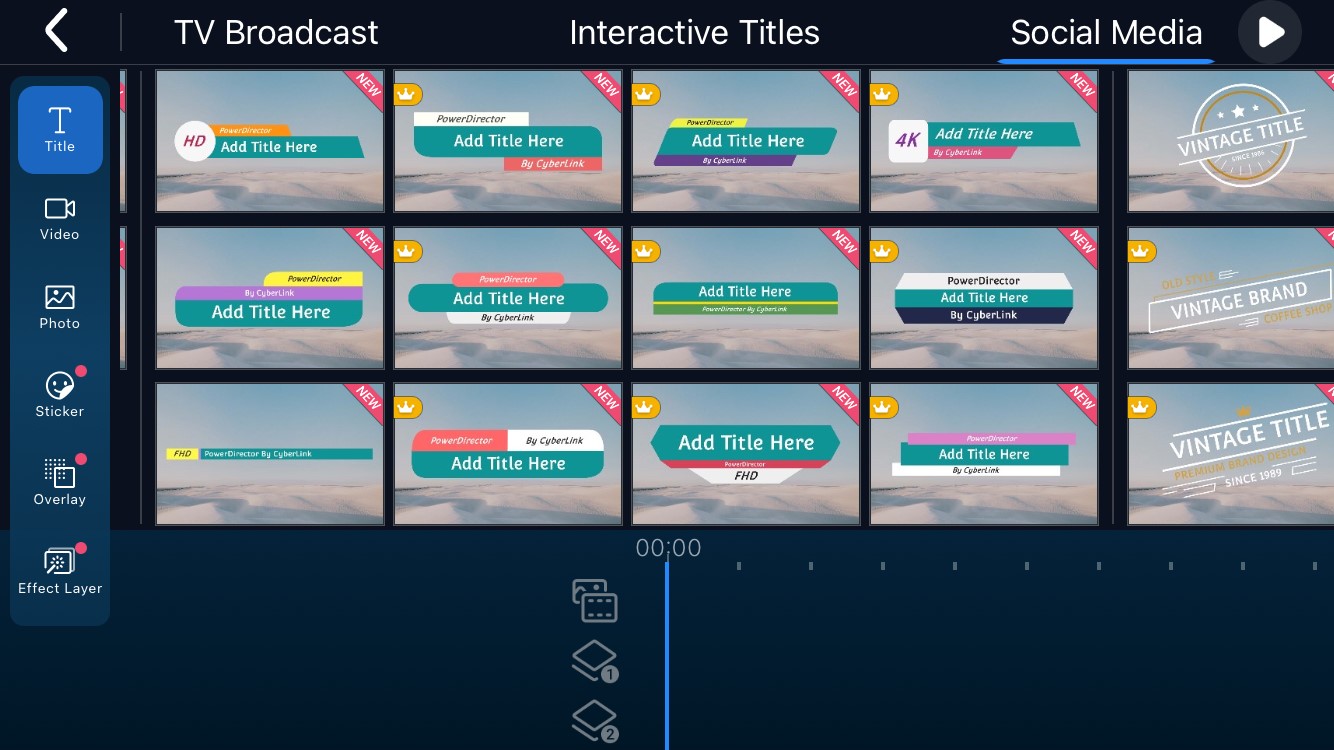 PowerDirector App - Motion Graphics