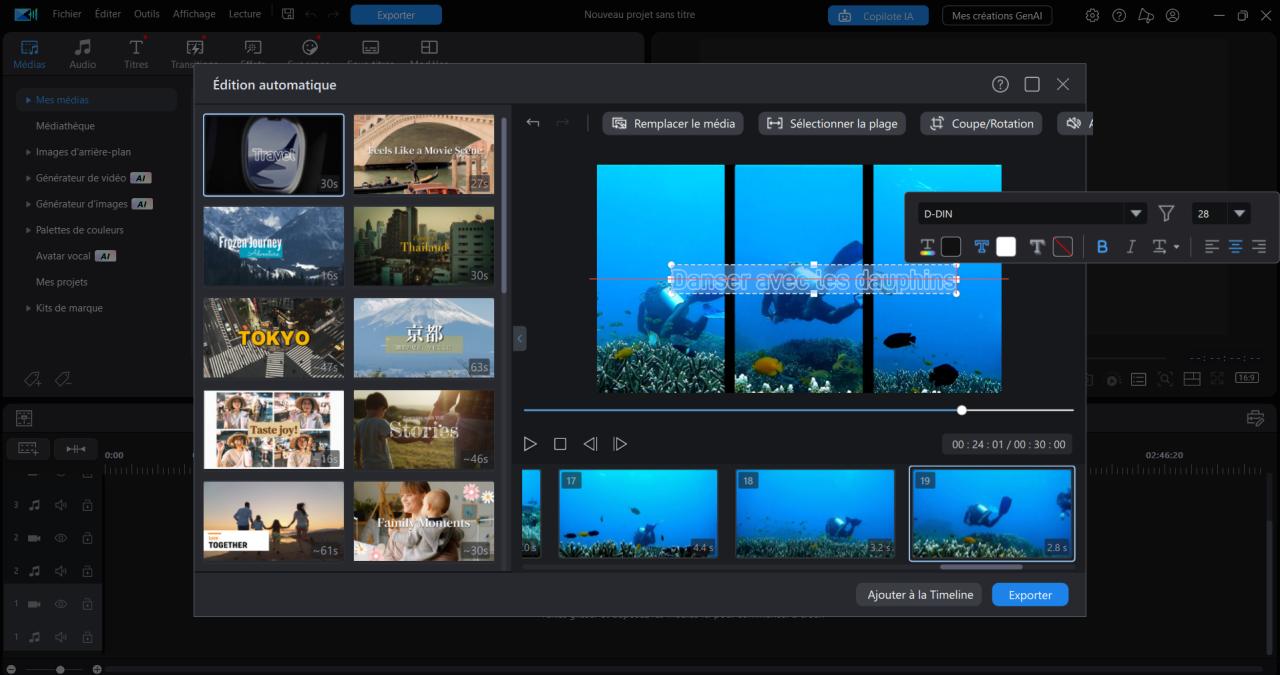 Faire un diaporama photo et vidéo avec l'IA