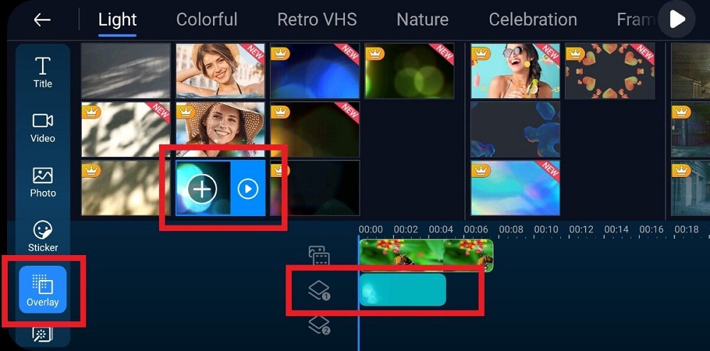 Overlay Light Feature
