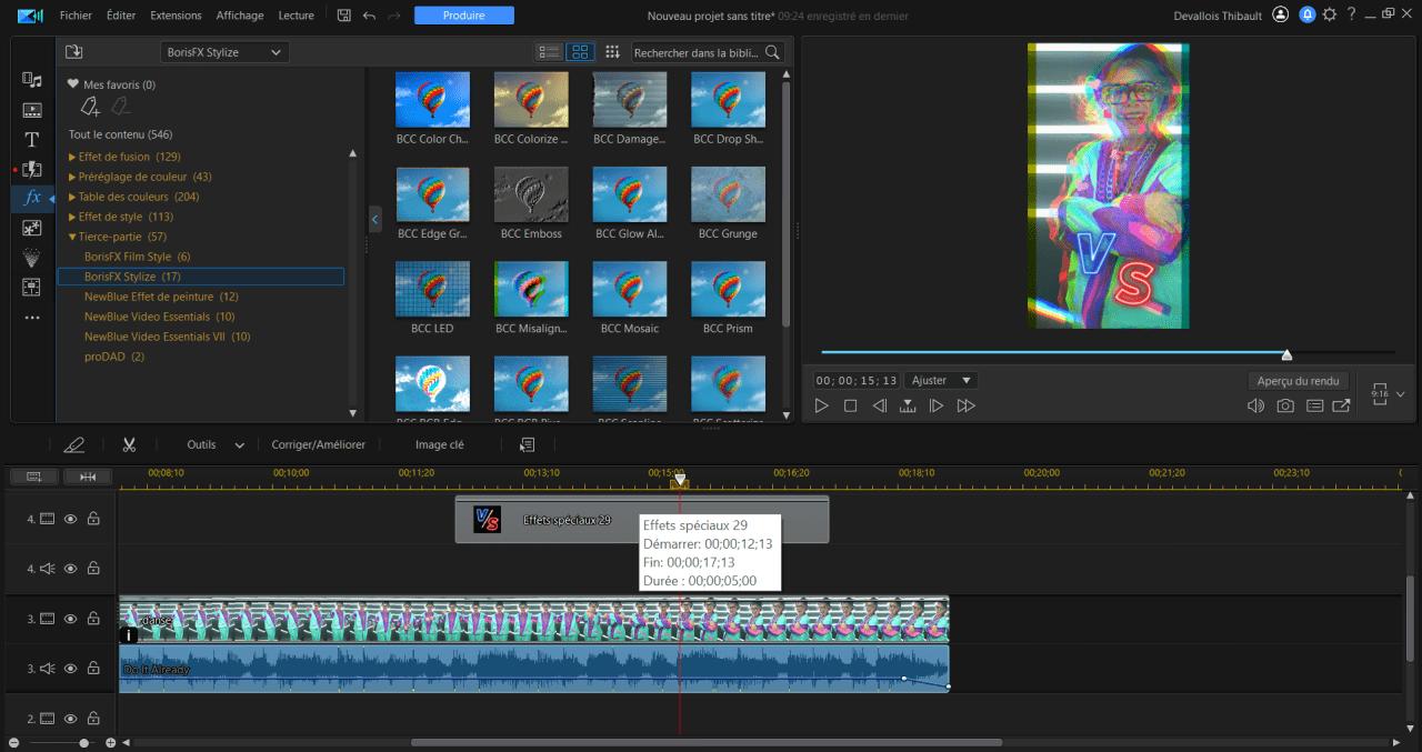 Powerdirector - meilleur logiciel montage video tiktok