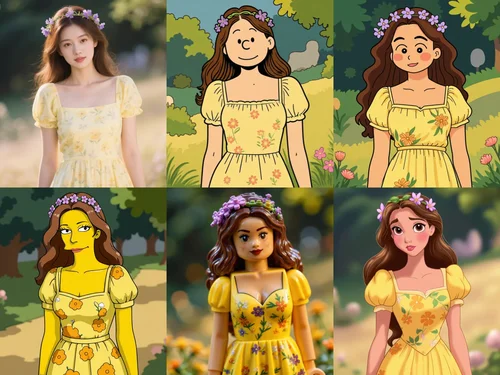 照片卡通化：Snoopy、蠟筆小新、辛普森、樂高、迪士尼等知名角色風格