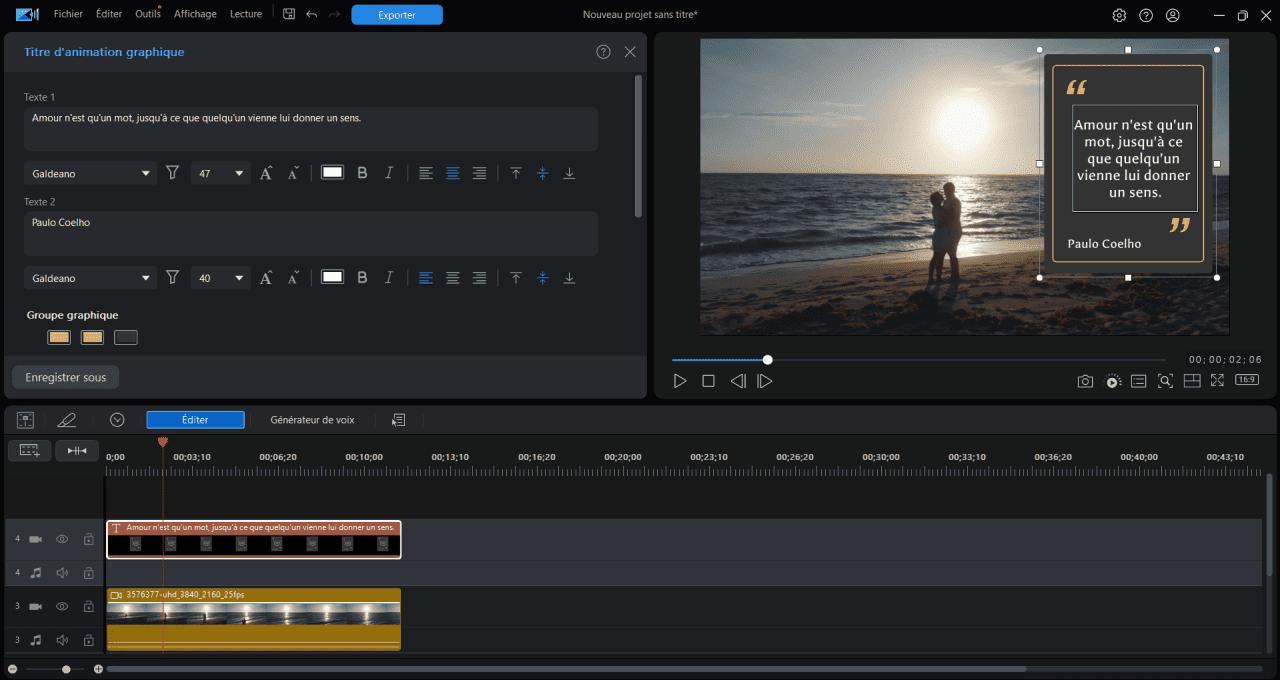 astuce diaporama mariage varier contenus