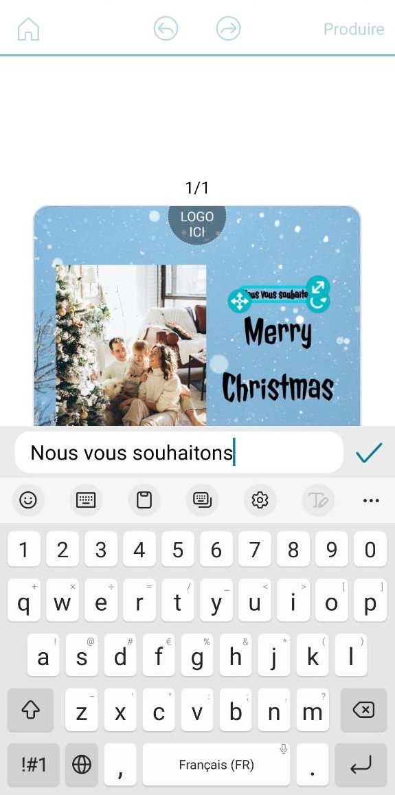 Promeo - editer le texte