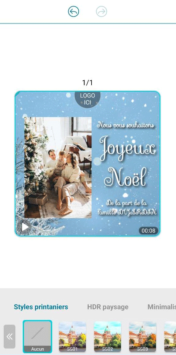 Promeo - ajouter effet