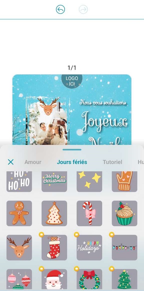 Promeo - ajouter autocollant