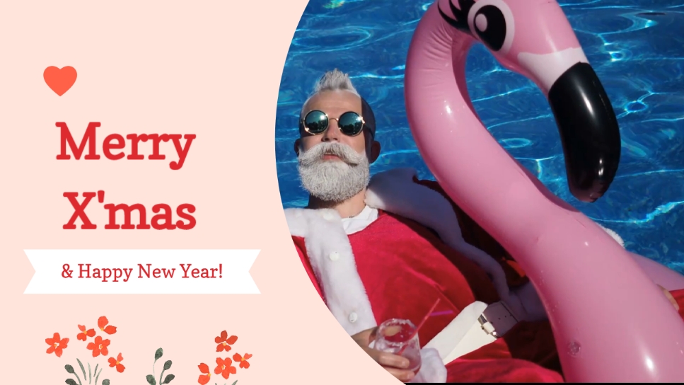 Promeo - modèle de carte de noël