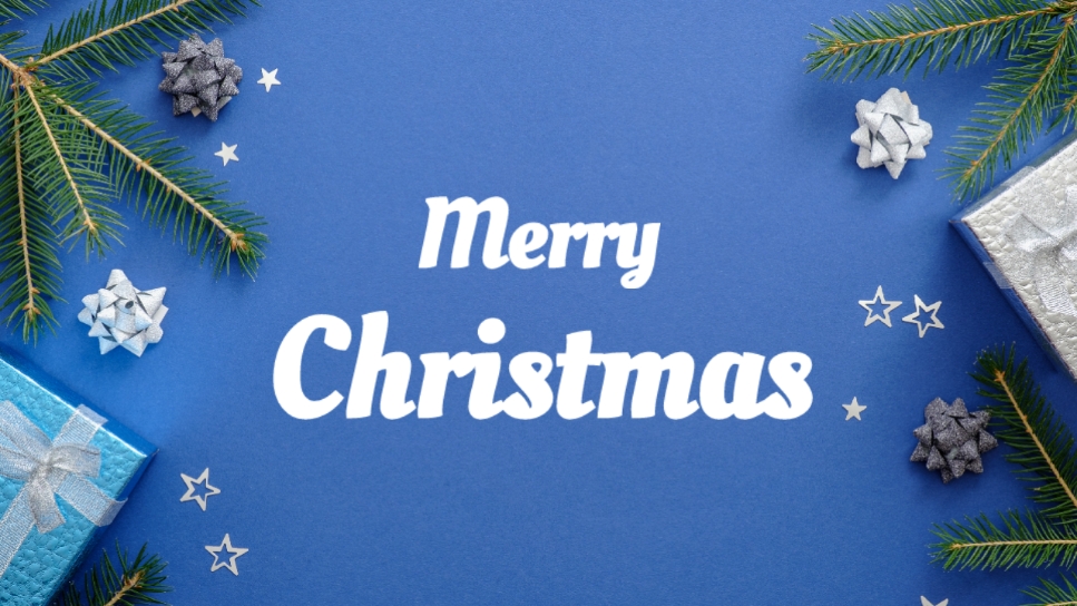 Promeo - modèle de carte de noël