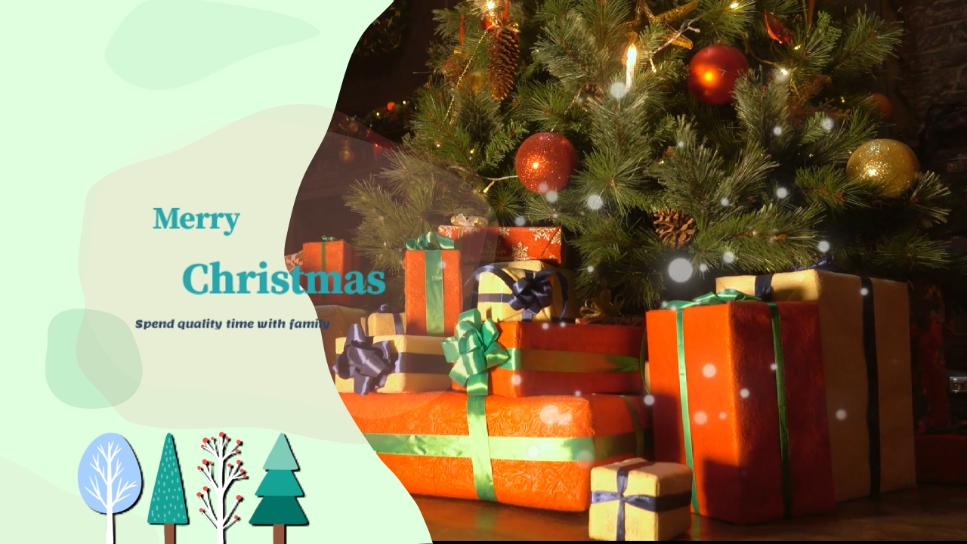 Promeo - modèle de carte de noël