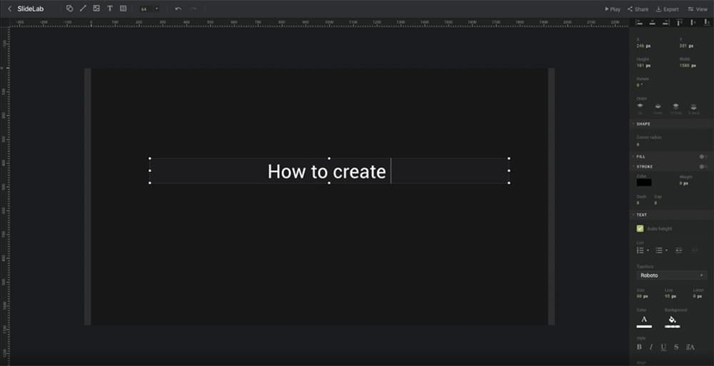 SlideLab インターフェース