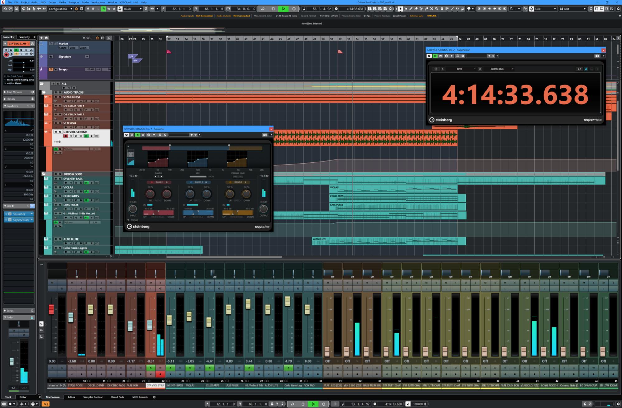 Steinberg Cubase Pro Benutzeroberfläche