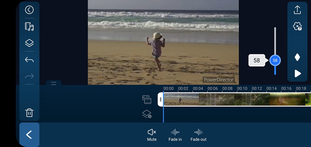 Adjust your clip's sound volume