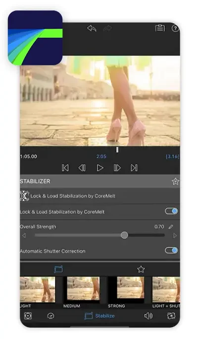 LumaFusion Interface