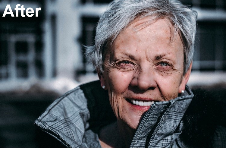 PhotoDirector Skin Smoothing After