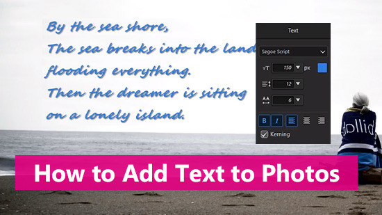 How to Add Text to Photos