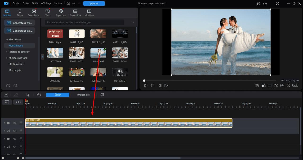 comment faire un montage avec alternative Windows Movie Maker