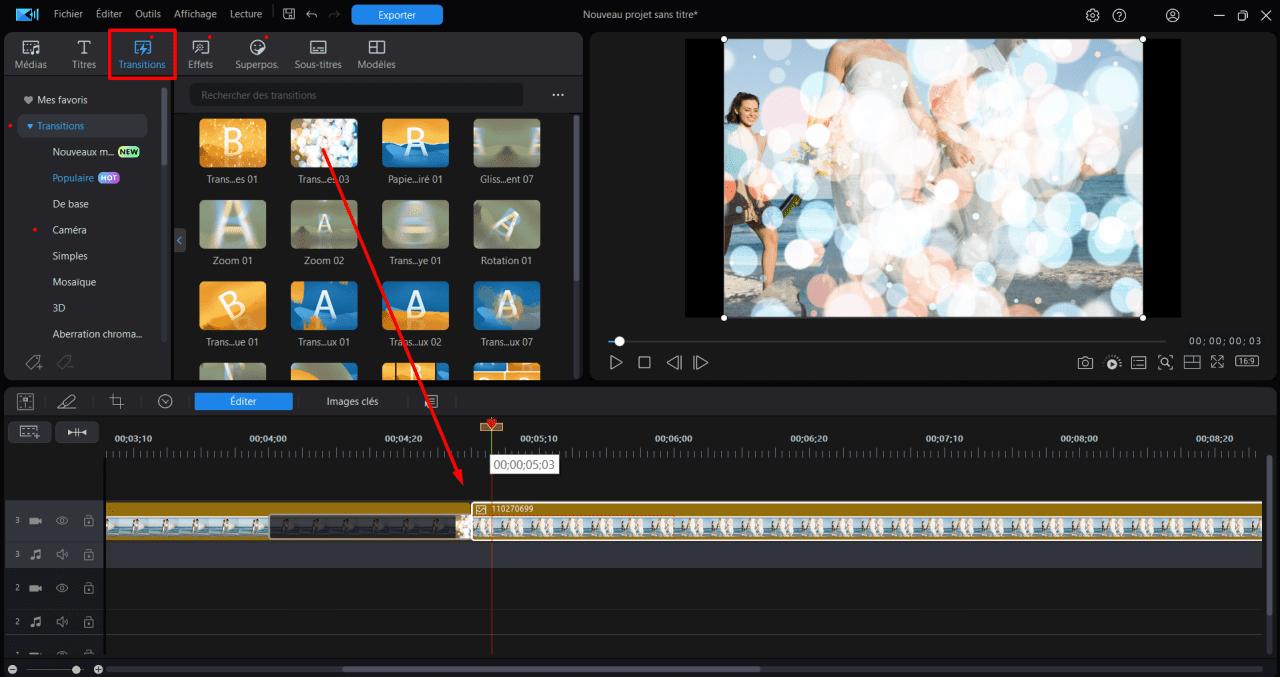 comment faire un montage avec alternative Windows Movie Maker