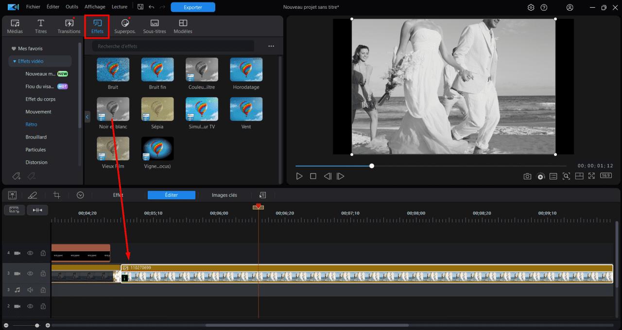 comment faire un montage avec alternative Windows Movie Maker