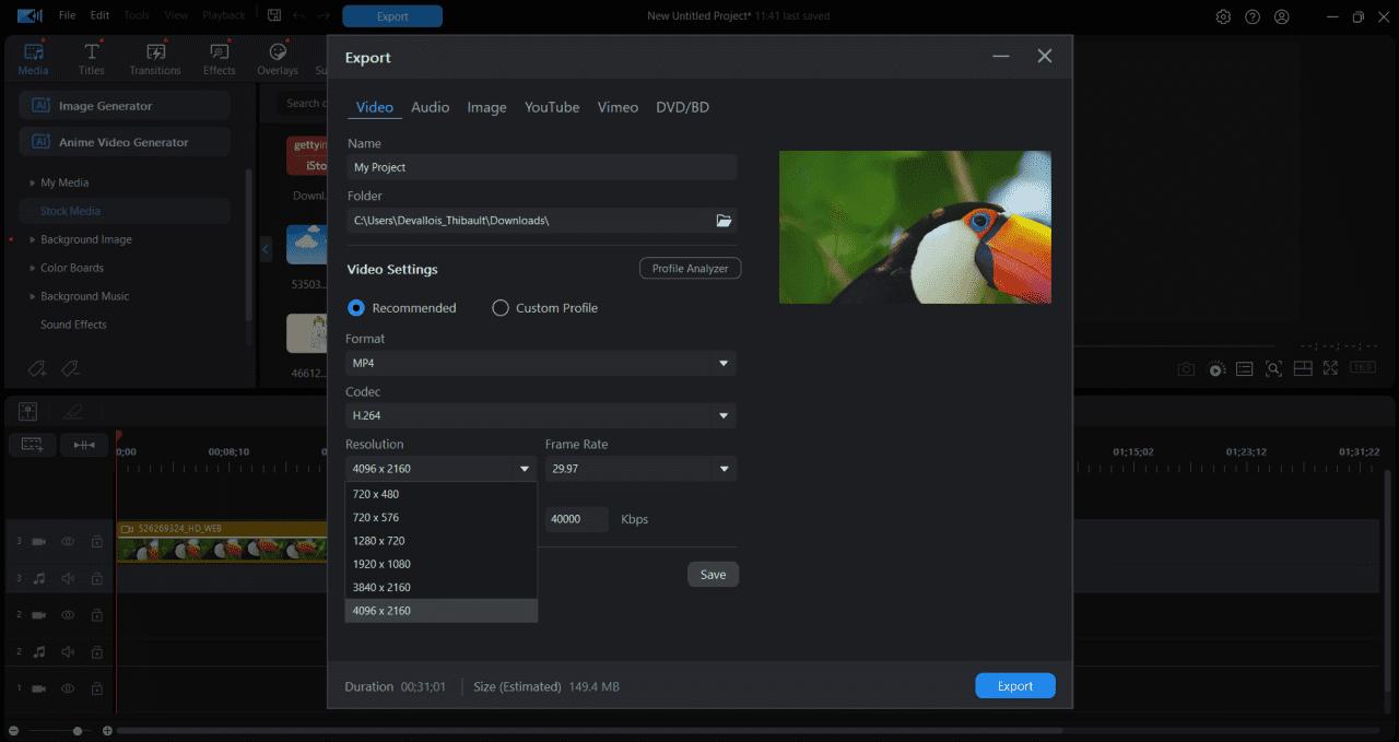 PowerDirector - Meilleur logiciel de montage vidéo 4K pour tous