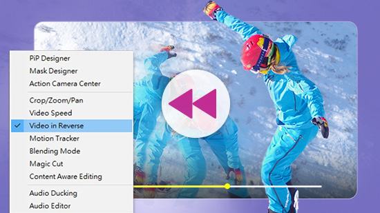PowerDirector - Reverse a Video to Create Cool Effects [Windows, Mac]