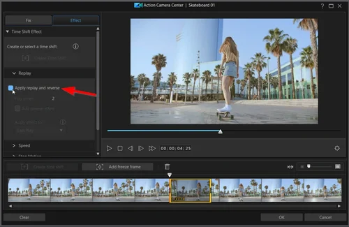PowerDirector - Reverse Effect