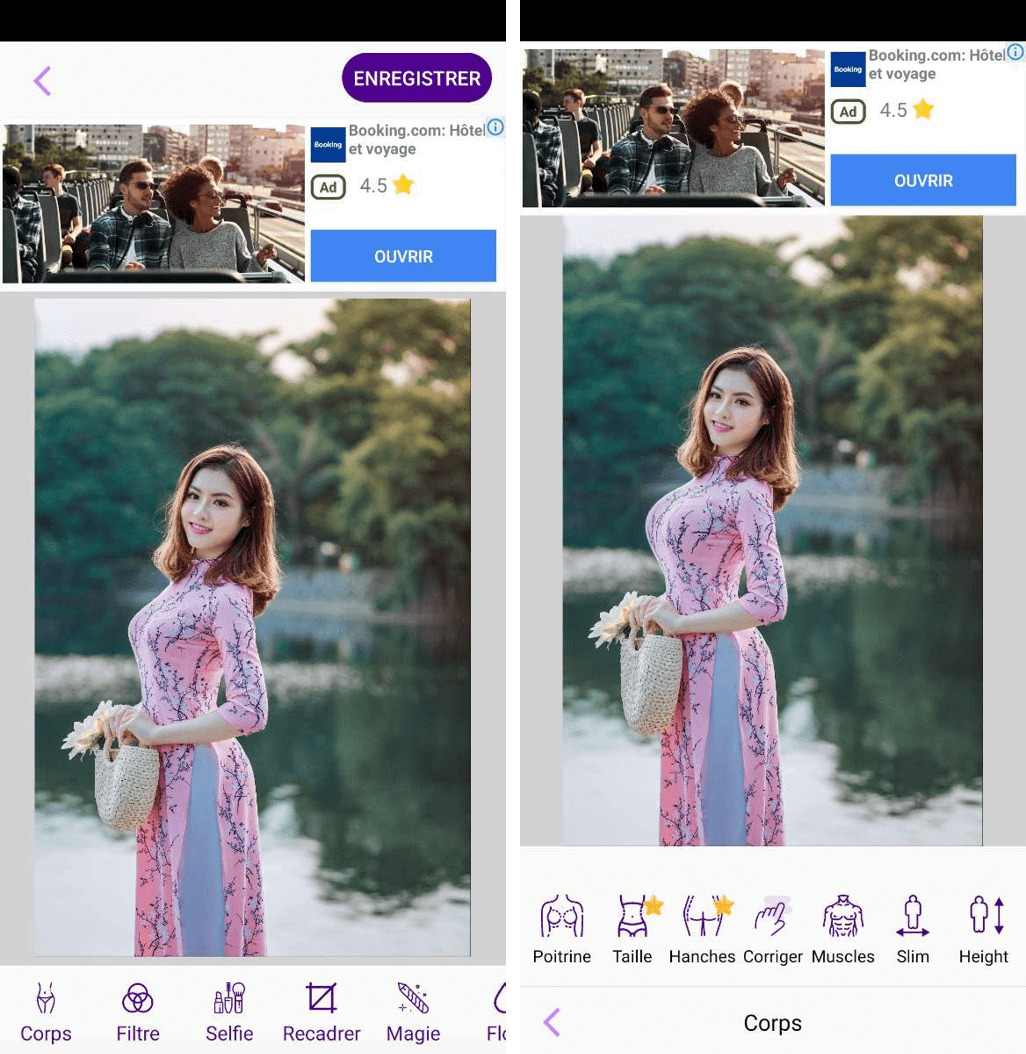 Fitpix Interface - Application montage photo