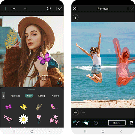 PhotoDirector Interface - Application de retouche photo gratuite