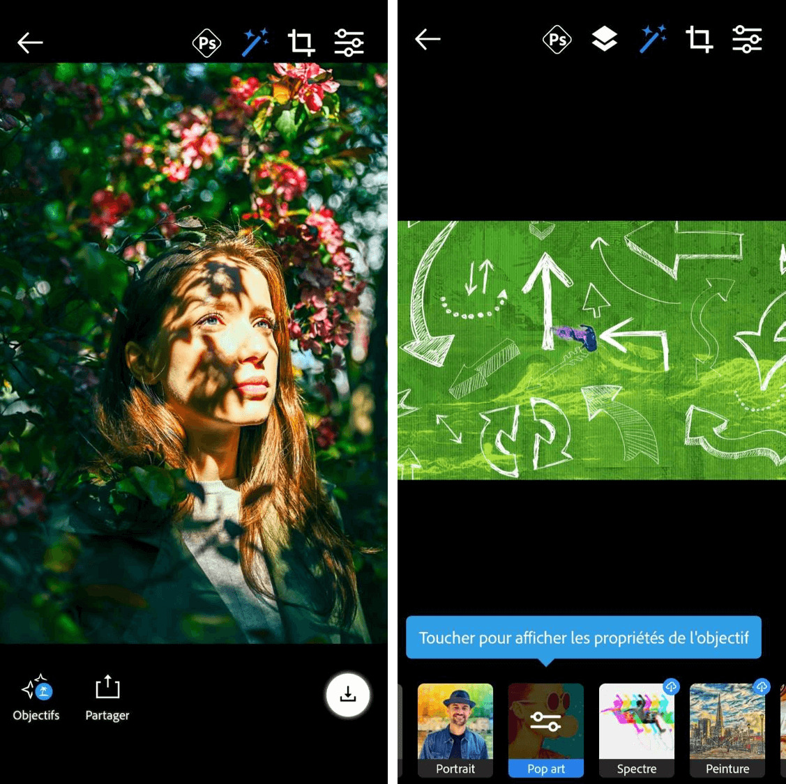 Photoshop Interface - Application montage photo