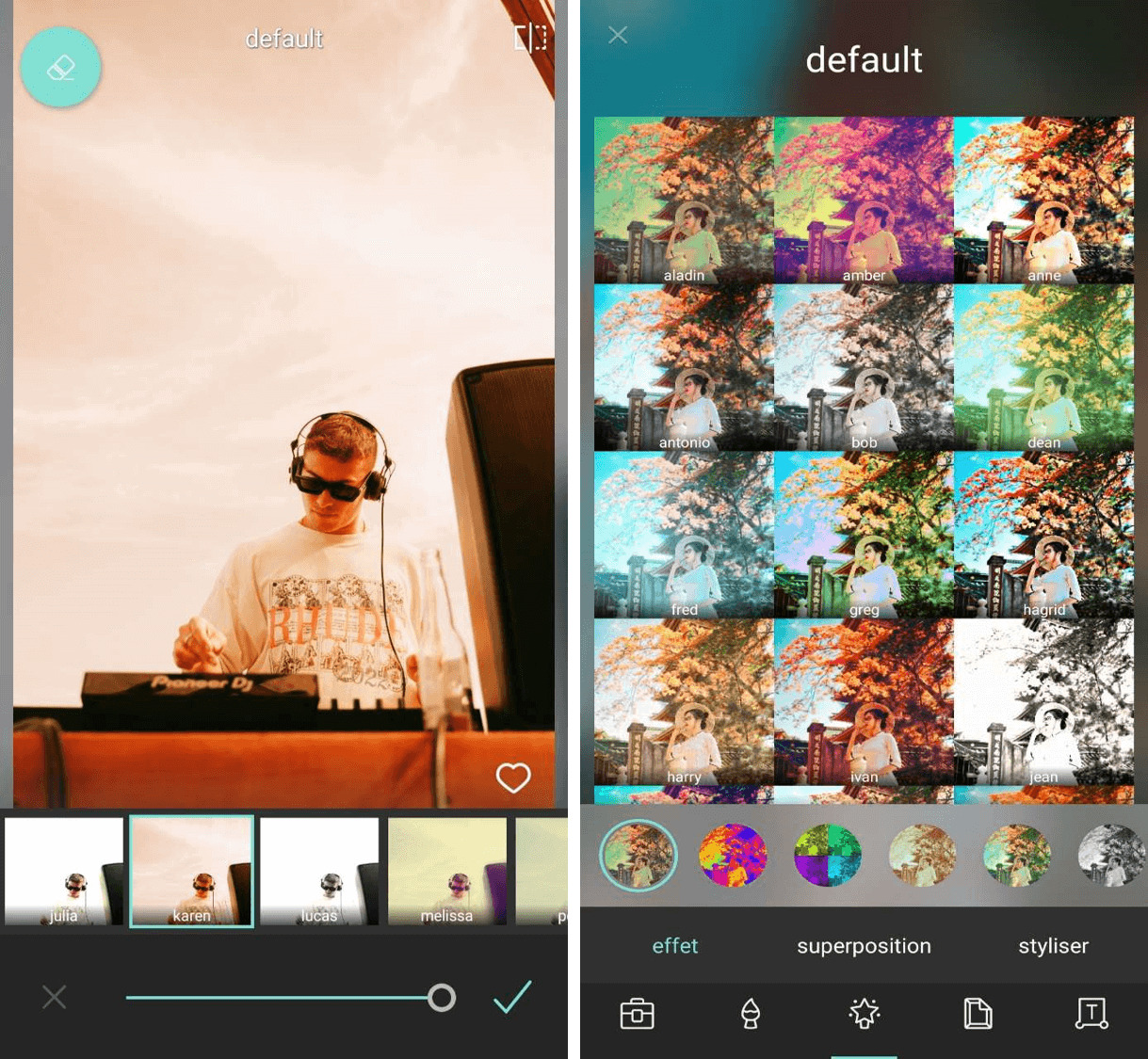 Pixlr Interface - Application montage photo