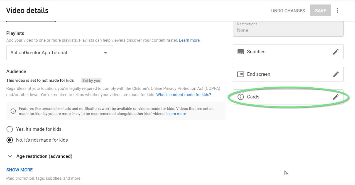 Add Cards to Existing YouTube Videos