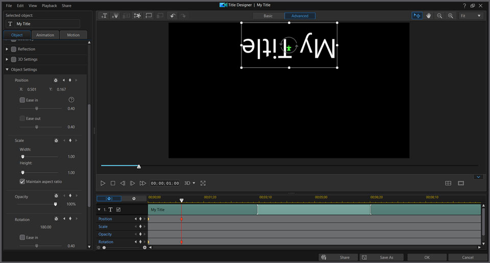 PowerDirector interface