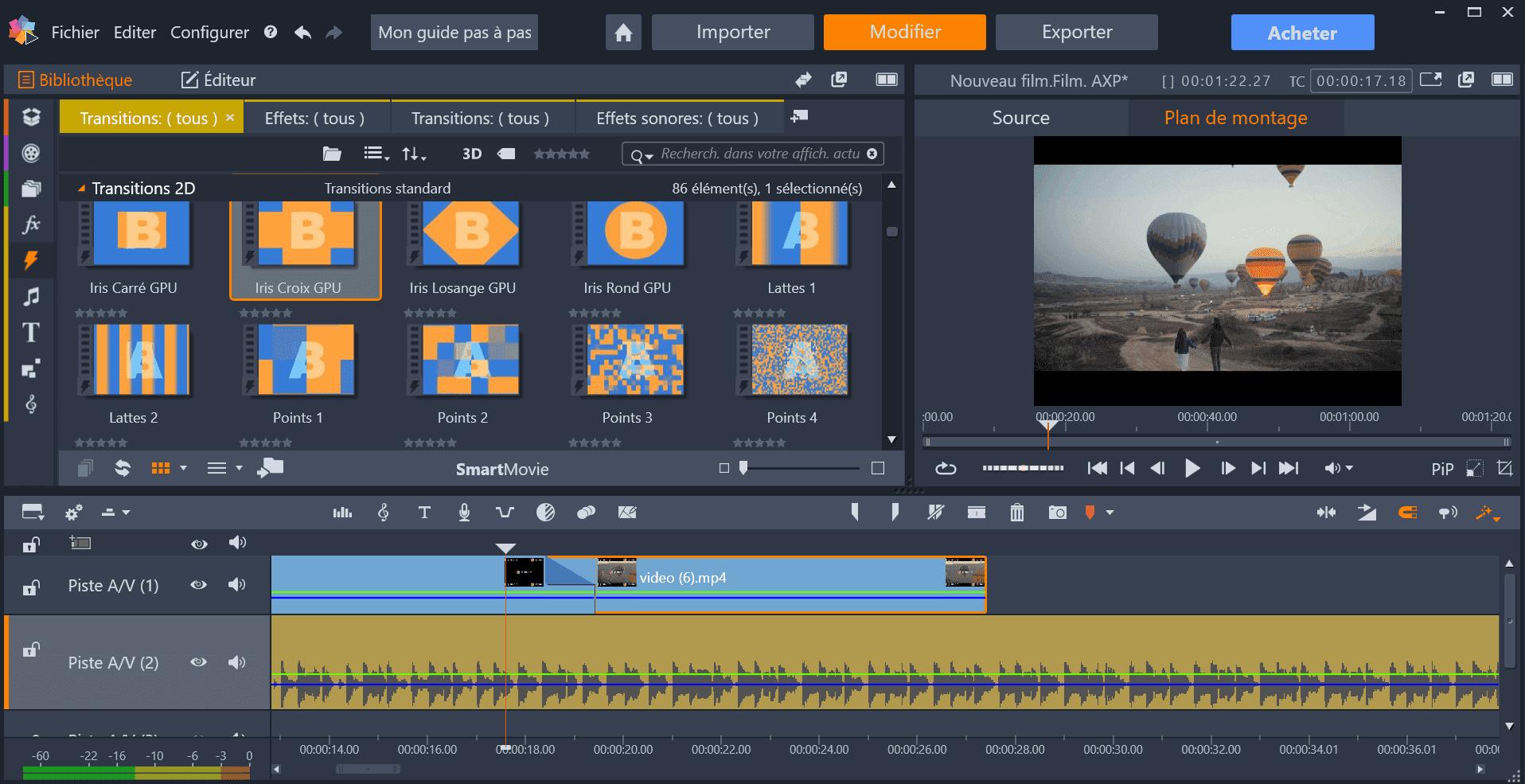 Pinnacle Studio - Logiciel pour montage vidéo simple
