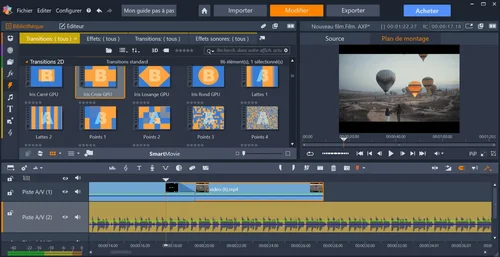 Pinnacle Studio - Logiciel pour montage vidéo simple