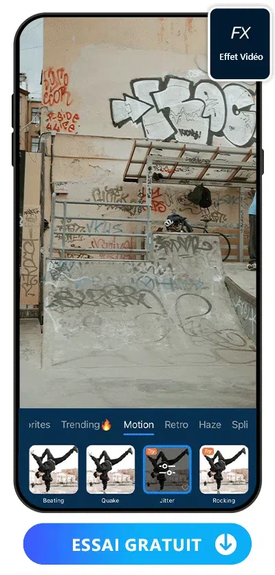 autocollant cool sur l'app powerdirector pour Instagram