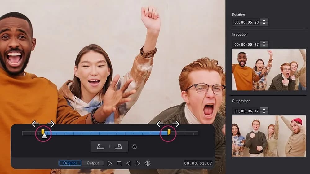 PowerDirector - Couper et arranger ses médias