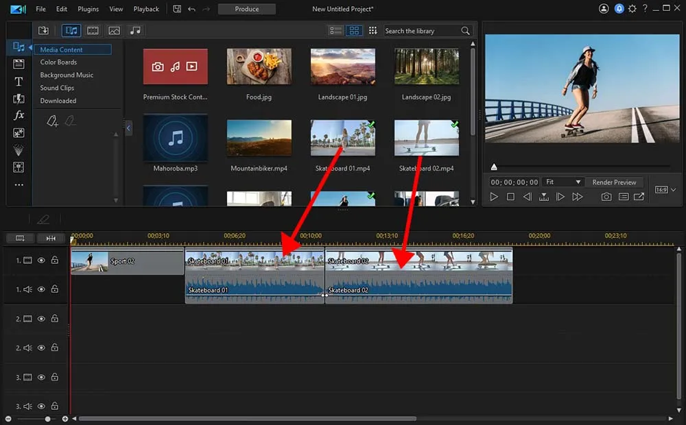 PowerDirector - Join Videos