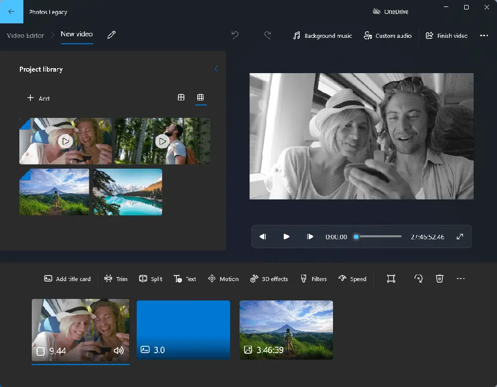 Windows Photos Legacy Interface