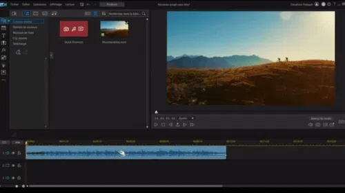 Step 1 Split Screen - PowerDirector