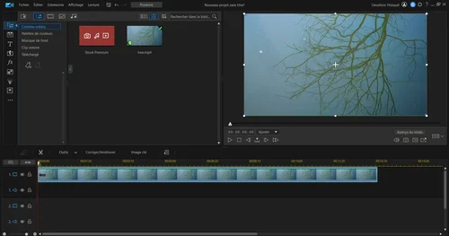Step 1 Split Screen - PowerDirector