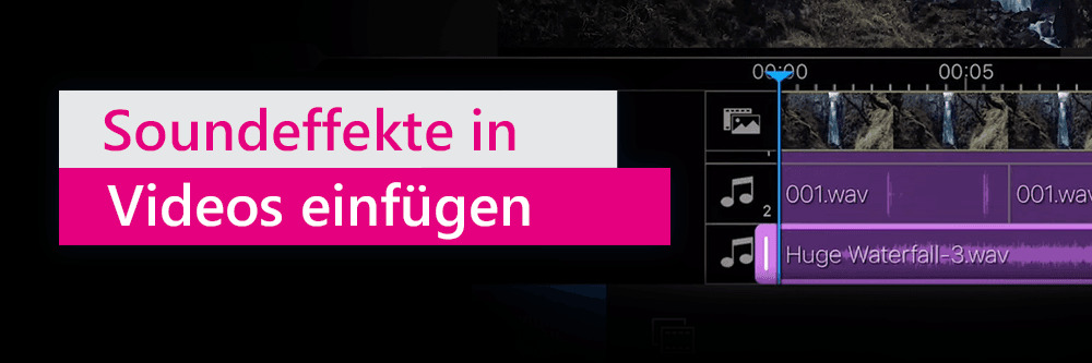 So kannst du Soundeffekte in Videos einfügen