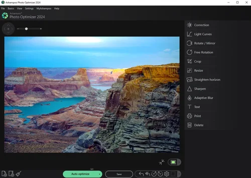 Ashampoo Photo Optimizer Interface