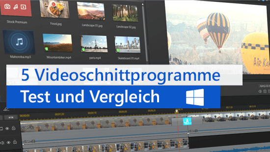 5 Top Videoschnittprogramme im Vergleich