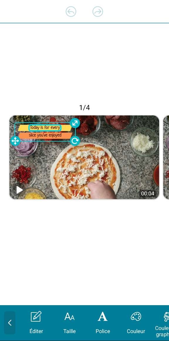 Promeo App - changer texte
