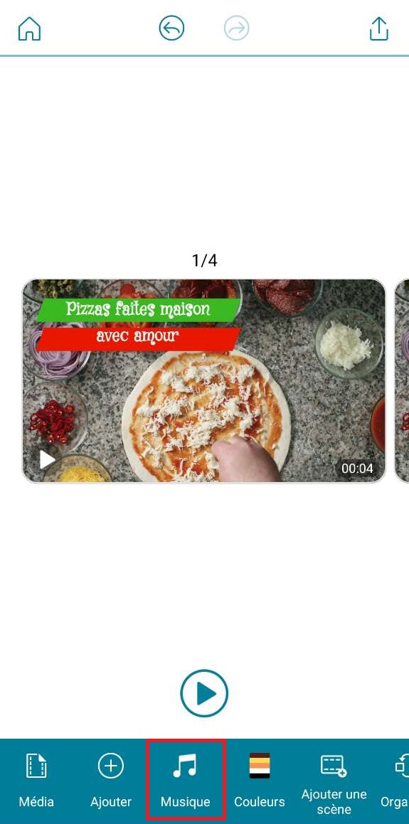 Promeo App - ajouter-musique