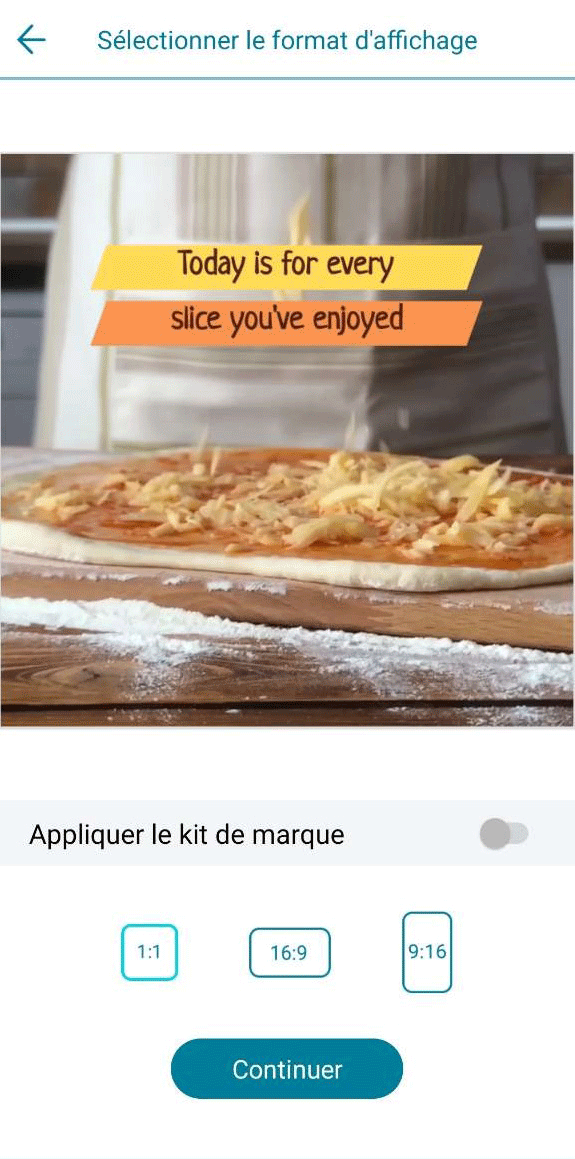 Promeo - formats d'affichage