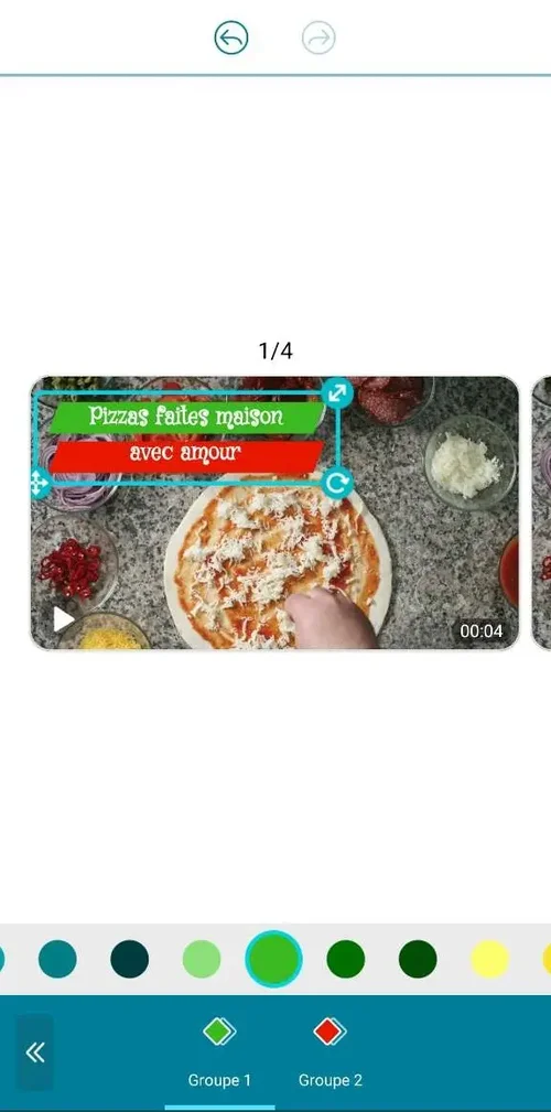 Promeo App - changer couleur toile de fond