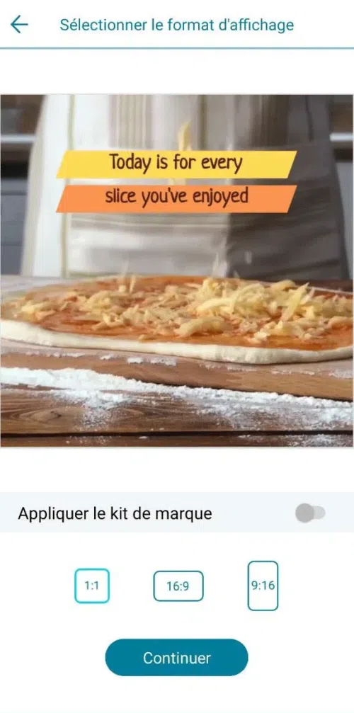 Promeo - formats d'affichage