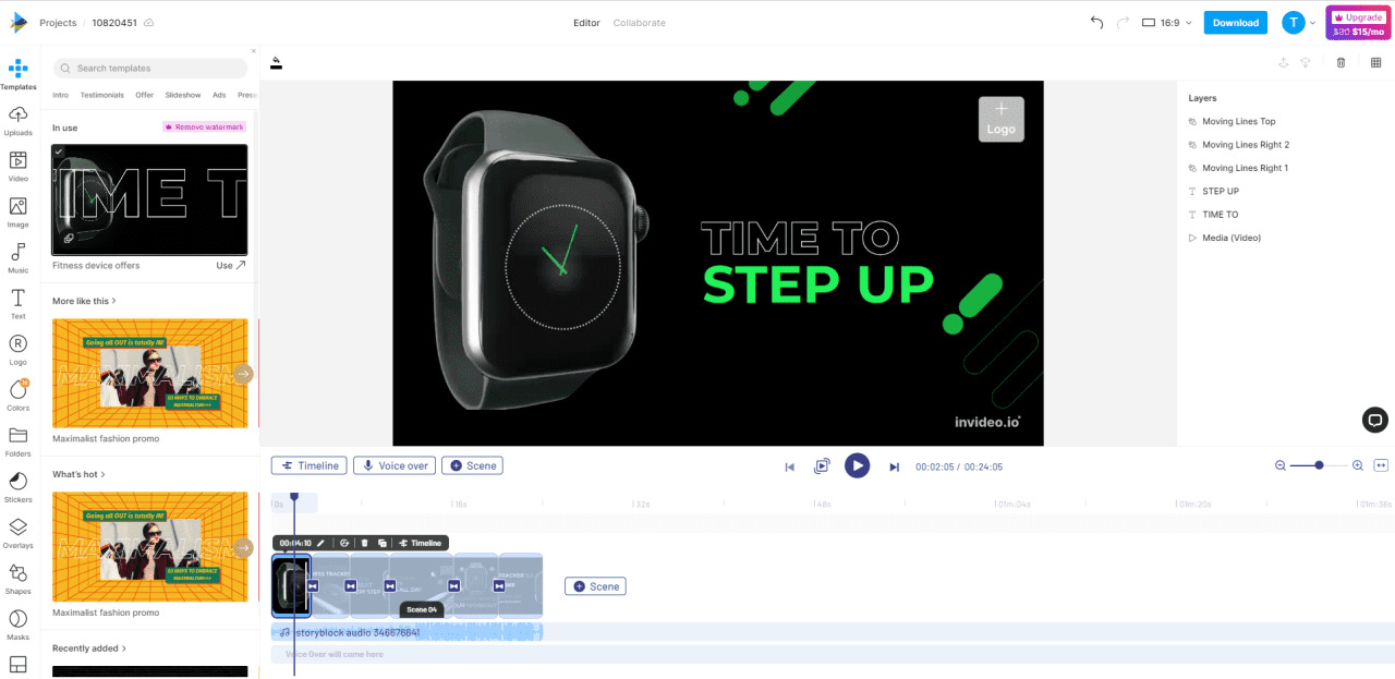 InVideo - Meilleur choix pour business