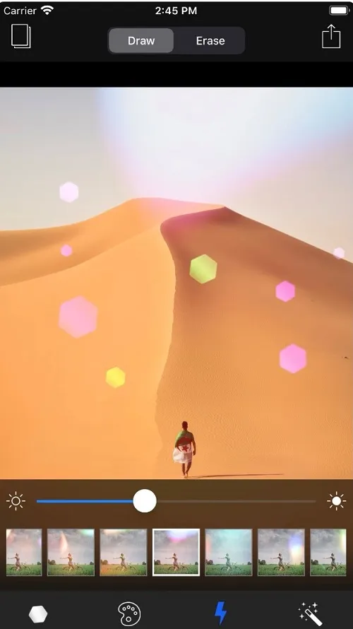 Real Bokeh interface