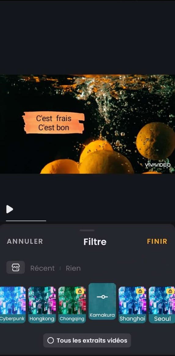 VivaVideo App filtres video